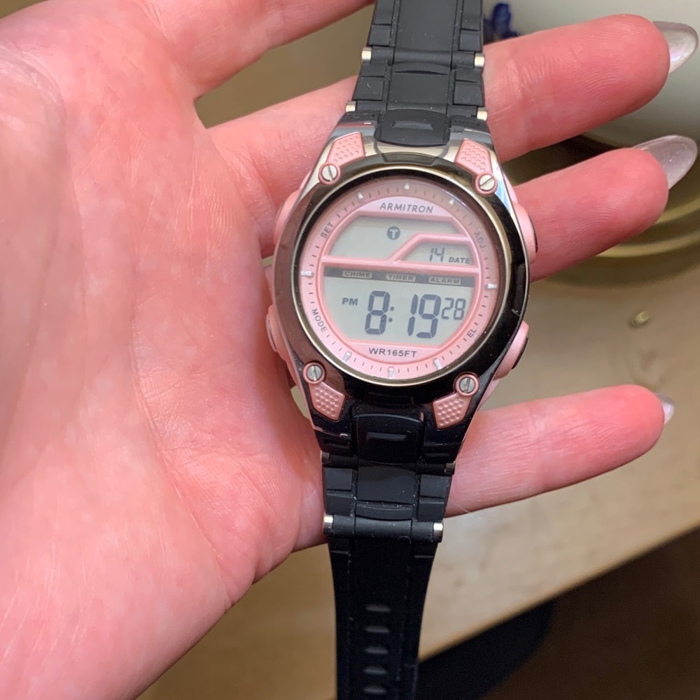 Armitron Black and Pink Smartwatch